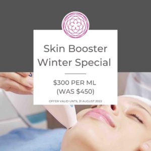 Skin booster injectable winter special.